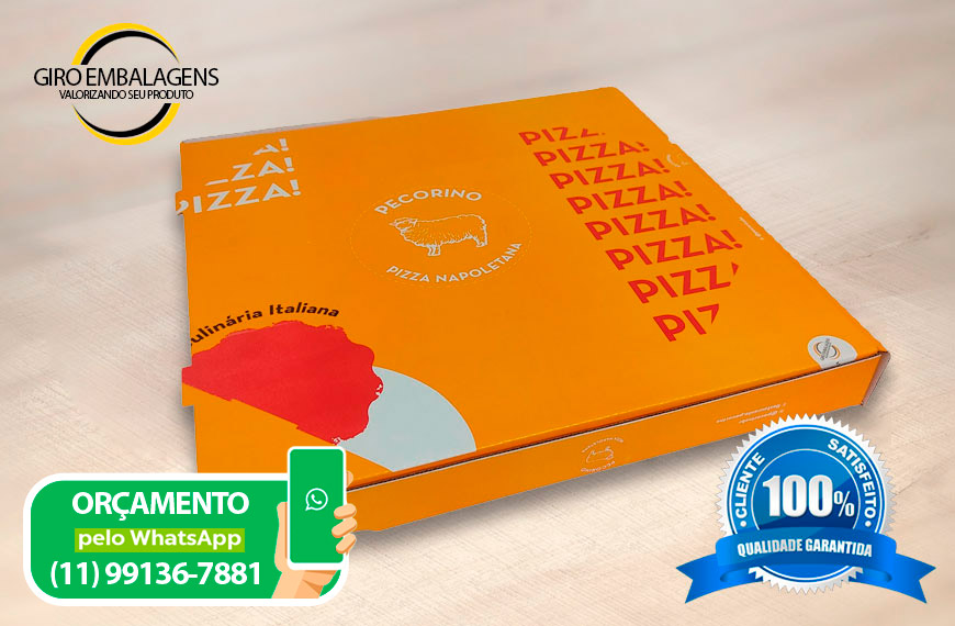 Caixas de Pizza Quadrada
